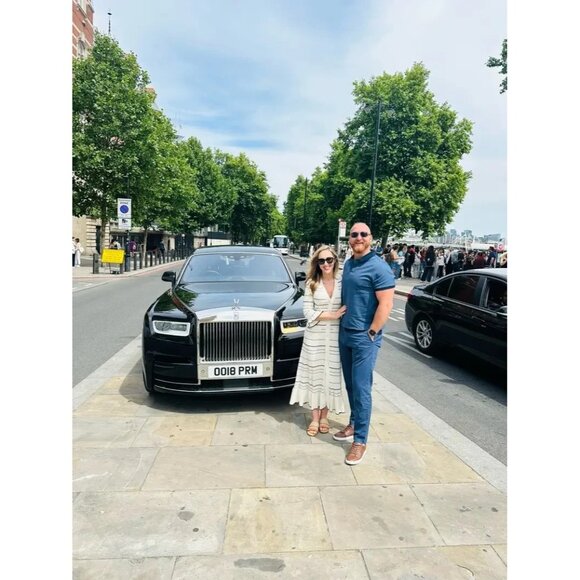 Sandro Striped Ruffled Wrap V-neck Knitted Long Dress Size 4 - Picture 6 of 12